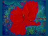 Fleur du refuge a Vauguenige 2007 Oil 100 X 81